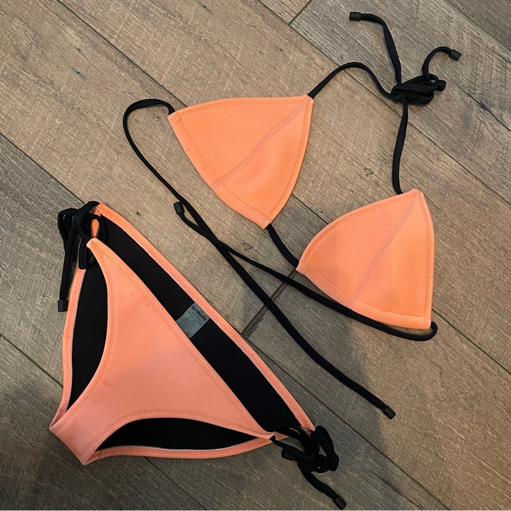 Orange Brakini Bikini